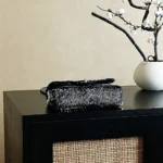 Chanel Women Evening Bag Quilted Gradient Sequins & Ruthenium-Finish Metal