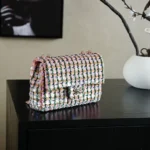 Chanel Women Flap Bag Sequins & Gold-Tone Metal Light Pink