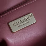 Chanel Women Flap Bag Sequins & Gold-Tone Metal Light Pink