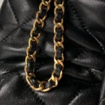 Chanel Women Mini Bow Bag Shiny Lambskin & Gold-Tone Metal-Black - Image 8