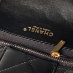 Chanel Women Mini Bow Bag Velvet-Effect Nylon & Gold-Tone Metal-Black