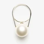 Chanel Women Pearl Ring Minaudiere Plexi & Gold-Tone Metal-Pearly White