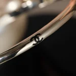 Chanel Women Pearl Ring Minaudiere Plexi & Gold-Tone Metal-Pearly White