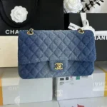 Chanel Women Small Gradient Denim Timeless Classic Single Flap