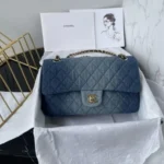 Chanel Women Small Gradient Denim Timeless Classic Single Flap