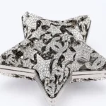 Chanel Women Star Minaudiere Silver-Tone Metal & Strass-AS5658