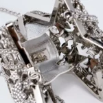 Chanel Women Star Minaudiere Silver-Tone Metal & Strass-AS5658