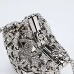 Chanel Women Star Minaudiere Silver-Tone Metal & Strass-AS5658