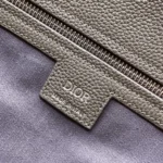 Dior Men Medium Dior Normandie Tote Bag Gray Dior Icons Calfskin