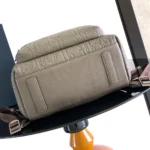 Dior Men Rider 2.0 Zipped Backpack Gray Dior Gravity Leather and Gray Grained Calfskin