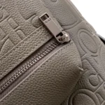 Dior Men Rider 2.0 Zipped Backpack Gray Dior Gravity Leather and Gray Grained Calfskin