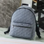 Dior Men Rider Backpack Blue Dior Oblique Jacquard 1VOBA088YKY