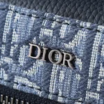 Dior Men Rider Backpack Blue Dior Oblique Jacquard 1VOBA088YKY