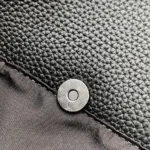 Dior Men Saddle A5 Triangle Pouch Black Grained Calfskin