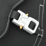 Dior Men Saddle Messenger Bag Black Grained Calfskin