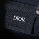 Dior Men Small Rider Soft Hobo Bag Blue Dior Oblique Jacquard and Blue Grained Calfskin