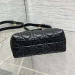 Dior Women Dior Jolie Top Handle Mini Bag Black Cannage Lambskin