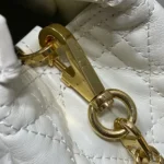 Dior Women Dior Jolie Top Handle Mini Bag Latte Cannage Lambskin