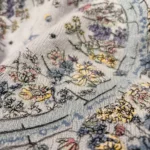 Dior Women Embroidered Sweater Cashmere Knit with Pink Dior Astral Flowers Motif