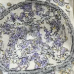 Dior Women Embroidered Sweater Ecru Cashmere Knit with Blue Dior Night of Dreams Motif