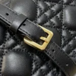 Dior Women Jolie Mini Bag Black Cannage Lambskin S3117UNJB