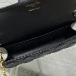 Dior Women Jolie Mini Bag Black Cannage Lambskin S3117UNJB