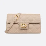 Dior Women Jolie Mini Bag Powder Beige Cannage Lambskin S3117UNJB