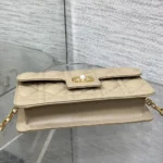 Dior Women Jolie Mini Bag Powder Beige Cannage Lambskin S3117UNJB