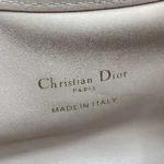 Dior Women Jolie Top Handle Mini Bag Powder Pink Cannage Lambskin