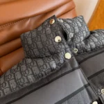 Dior Women Oblique Down Vest Black Cotton-Blend Jacquard