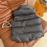 Dior Men Oblique Down Vest Black Cotton-Blend Jacquard – Bild 6