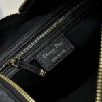 Dior Women Small Dior Voyage Bag Black Flat Macrocannage Grained Calfskin