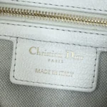 Dior Women Small Dior Voyage Bag Latte Flat Macrocannage Grained Calfskin