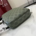 Gucci Men GG Monogram Small Slingbag Forest Green GG Fabric 822073