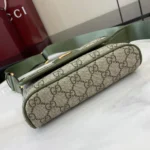Gucci Unisex Ophidia Mini Bag Beige And Dark Brown Fabric ‎838599FAEOF