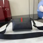 Gucci Unisex Ophidia Mini Bag Black Soft Leather 838599AAE1B