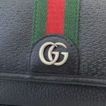 Gucci Unisex Ophidia Mini Bag Black Soft Leather 838599AAE1B