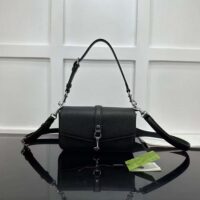 Gucci Unisex Small Crossbody Bag With Hook Closure-Black (1)