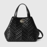 Gucci Women Betty Medium Tote Bag Black Leather ‎847387AAFA1