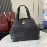 Gucci Women Betty Medium Tote Bag Black Leather ‎847387AAFA1