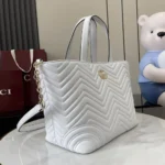 Gucci Women Betty Medium Tote Bag White Leather 847387AAFA1