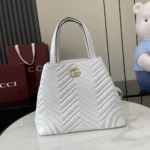Gucci Women Betty Medium Tote Bag White Leather 847387AAFA1