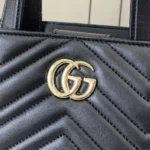 Gucci Women Betty Small Tote Bag Black Leather ‎847386AAFA1