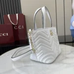 Gucci Women Betty Small Tote Bag White Leather ‎847386AAFA1