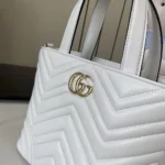 Gucci Women Betty Small Tote Bag White Leather ‎847386AAFA1
