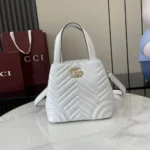 Gucci Women Betty Small Tote Bag White Leather ‎847386AAFA1