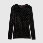 Gucci Women Embroidered Stretch Chenille Top 851690XUANY