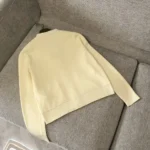 Gucci Women Fine Cotton GG Jacquard Cardigan-Yellow 818735XKEOH