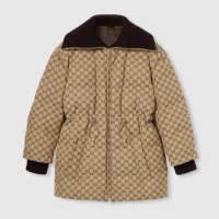 Gucci Women GG Canvas Puffer Jacket 835412ZAF4S2580