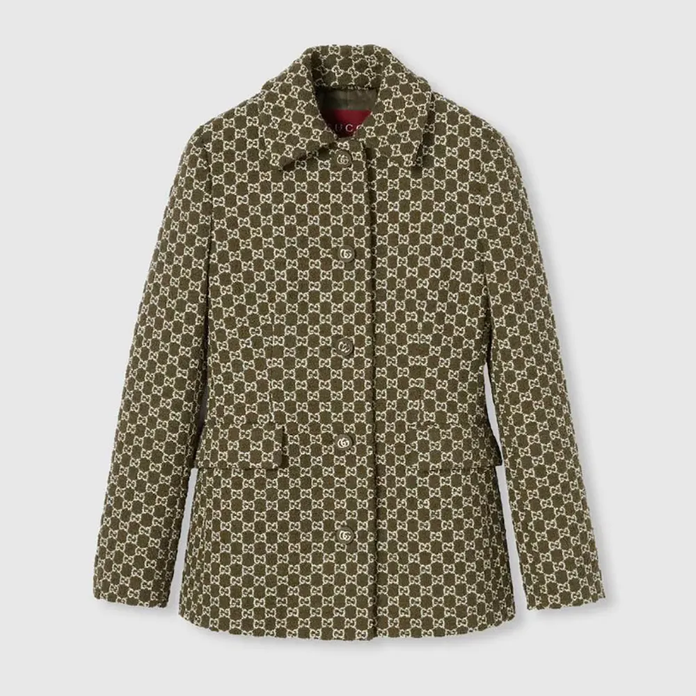 Gucci Women GG Cotton Bouclé Jacket 835539ZASUE (1) Gucci Women GG Cotton Bouclé Jacket 835539ZASUE